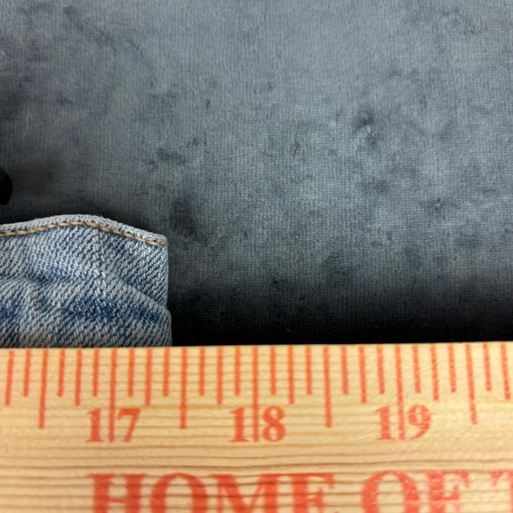 Mossimo Supply Co Distressed Blue Jean Midi Skirt Sz 10 very Y2K - Picture 3 of 7